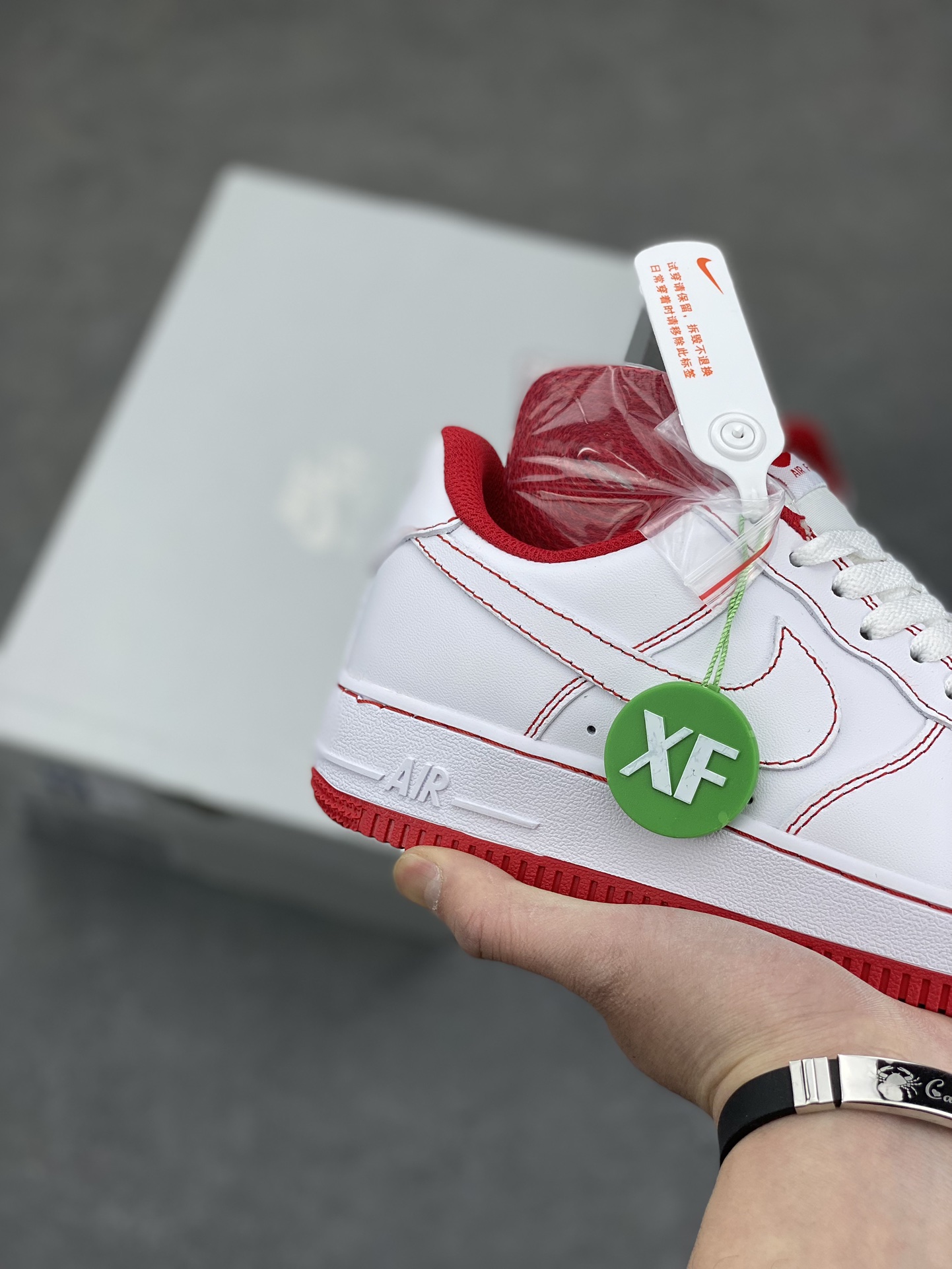 Nike Air Force 1 '07 White Red Stitching - Premium Quality, Comfortable Fit 6 i1677354068 5082 4