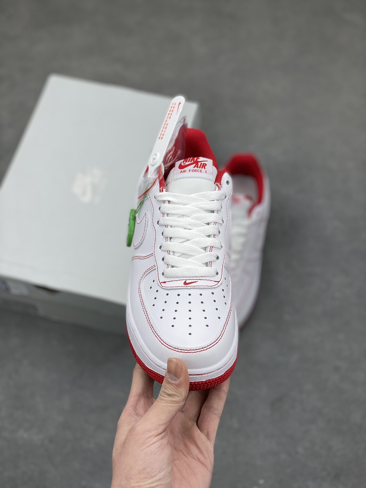 Nike Air Force 1 '07 White Red Stitching - Premium Quality, Comfortable Fit 3 i1677354068 9713 1