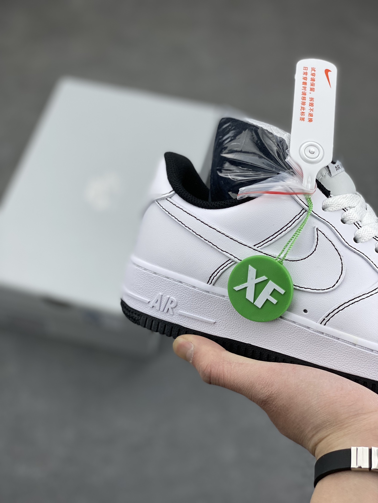 Nike Air Force 1 '07 White/Black Sneakers Classic Style & Comfort 6 i1677354096 2704 4