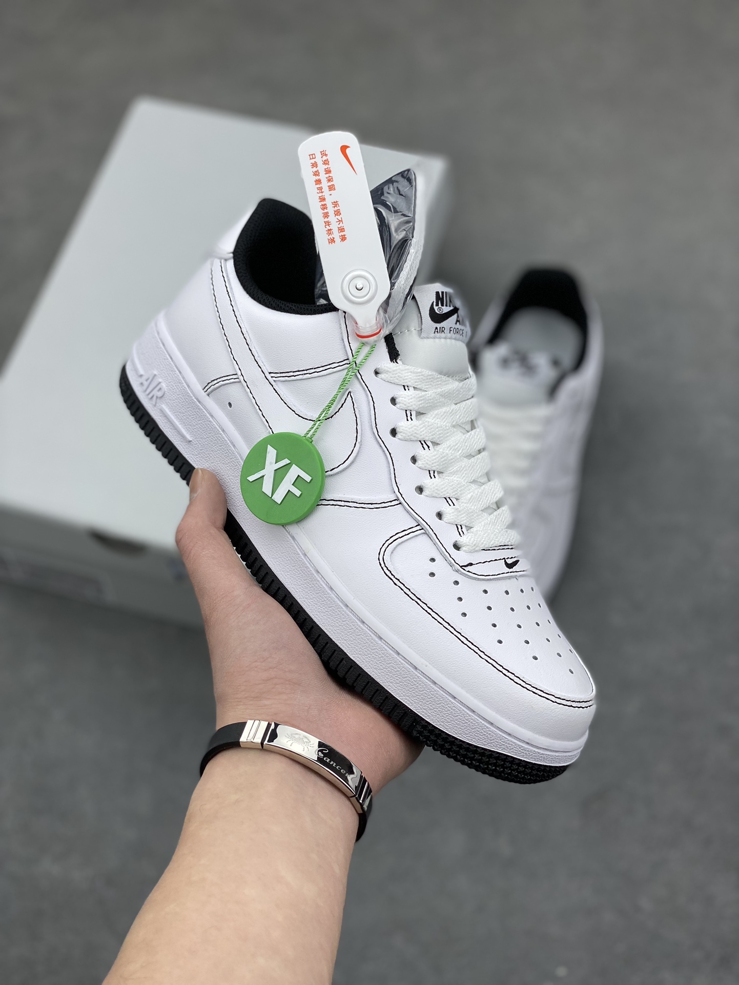 Nike Air Force 1 '07 White/Black Sneakers Classic Style & Comfort 2 i1677354096 4531 0