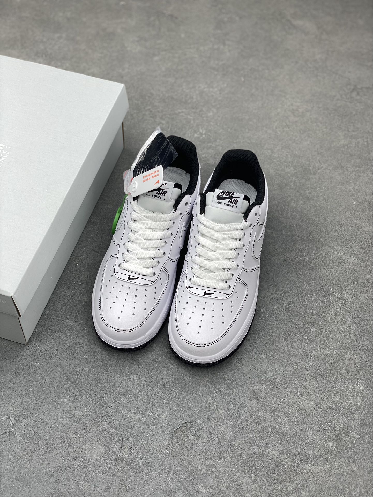Nike Air Force 1 '07 White/Black Sneakers Classic Style & Comfort 9 i1677354096 8357 7