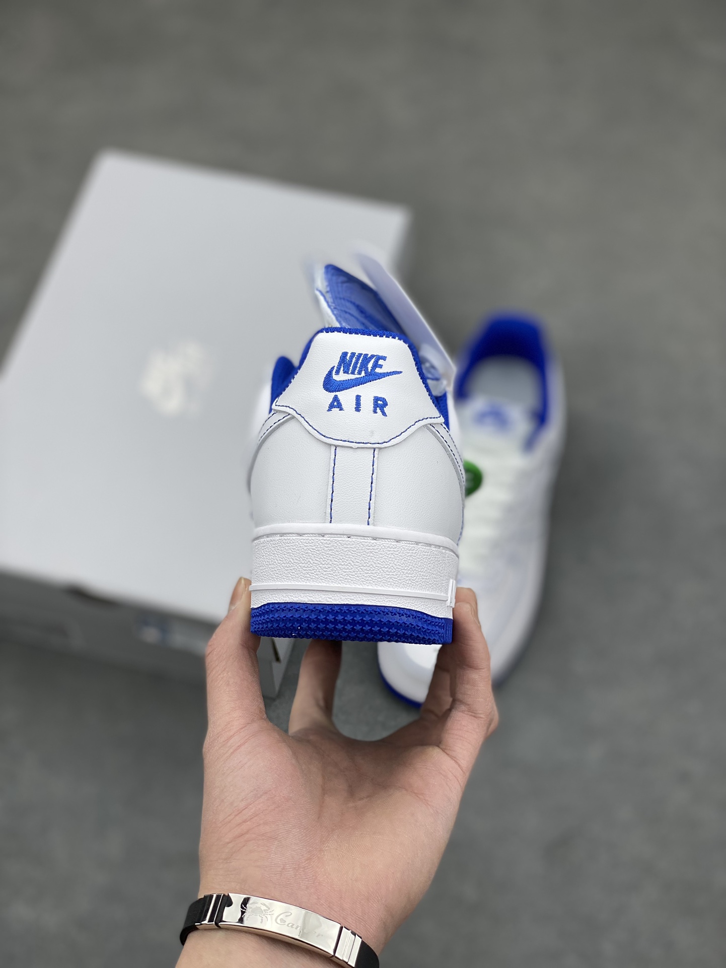 Nike Air Force 1 '07 White/Blue Stitching Sneakers - Classic Style & Comfort 5 i1677354291 4694 3
