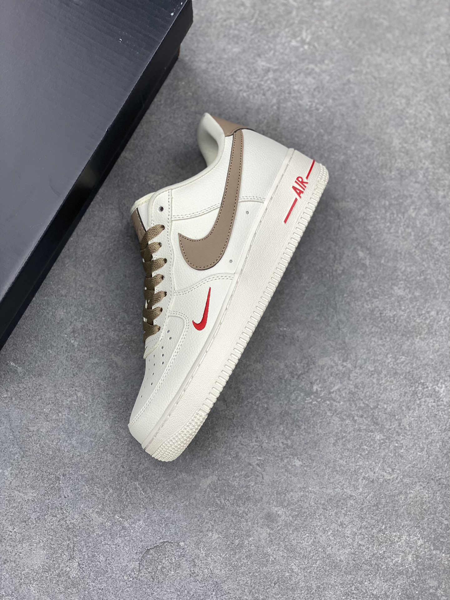 Nike Air Force 1 '07 Cream & Brown Sneakers - Company Grade Quality 8 i1677355456 2371 6