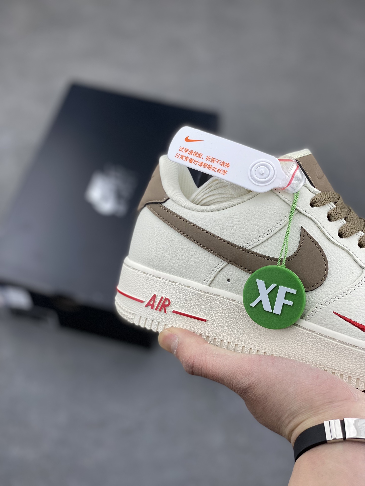 Nike Air Force 1 '07 Cream & Brown Sneakers - Company Grade Quality 6 i1677355456 4122 4