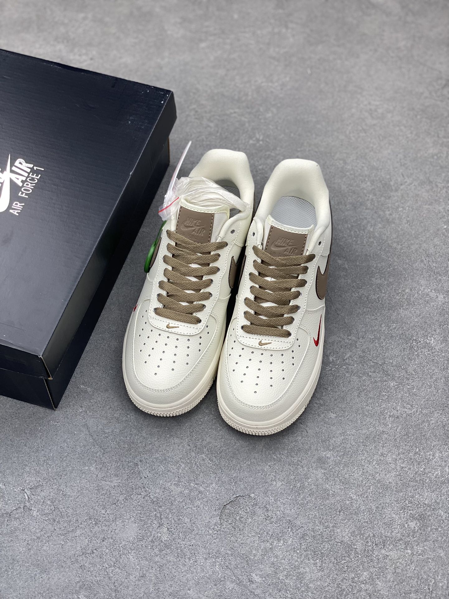 Nike Air Force 1 '07 Cream & Brown Sneakers - Company Grade Quality 9 i1677355456 6459 7