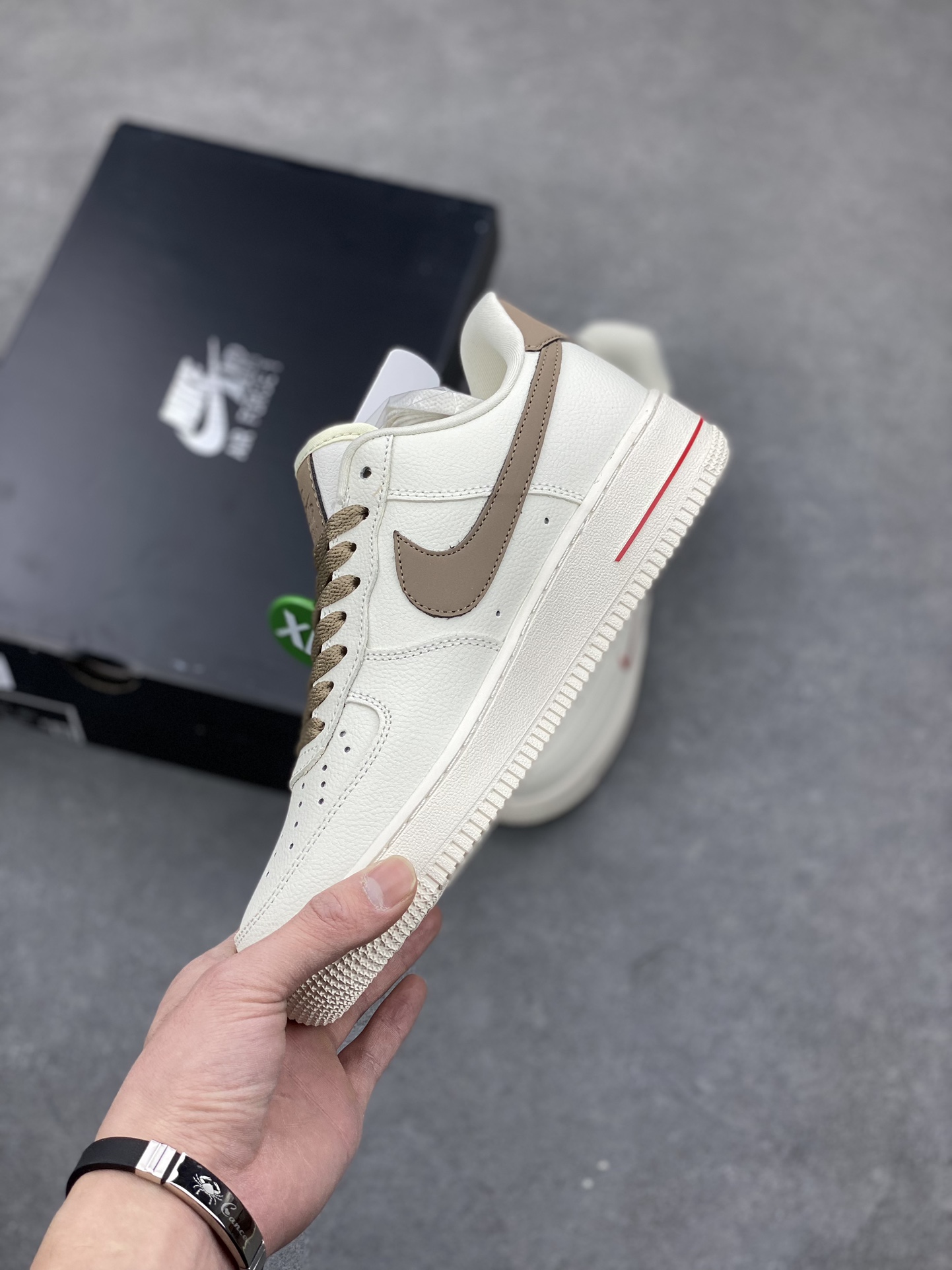 Nike Air Force 1 '07 Cream & Brown Sneakers - Company Grade Quality 4 i1677355456 8819 2