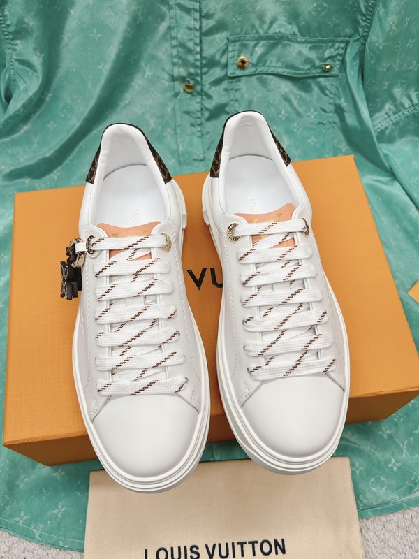 Top Quality Website Louis Vuitton Skateboard Shoes Sneakers White Printing Calfskin Cowhide Sheepskin TPU Sweatpants