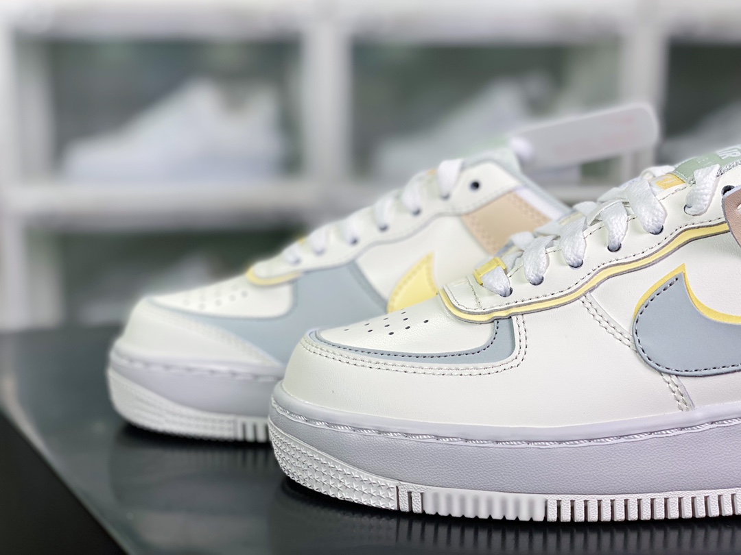 WMNS Air Force 1 Shadow ”Citron Tint” Air Force One sneakers ”off-white lemon yellow” DR7883-101