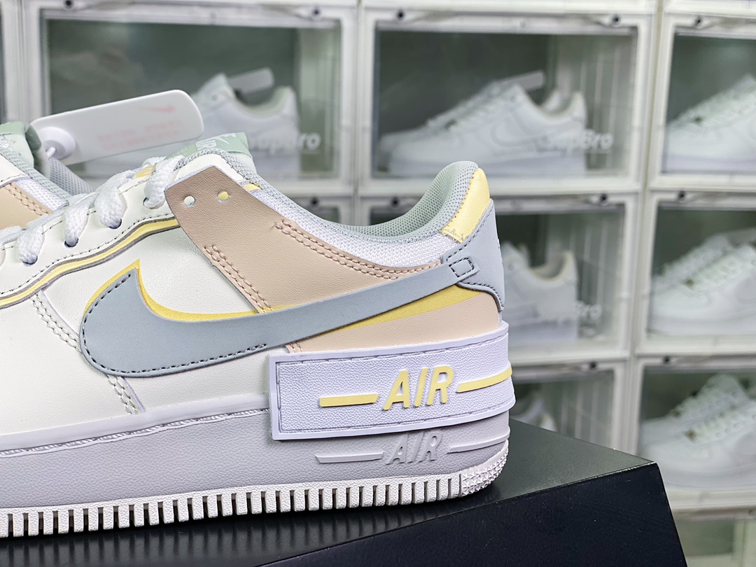 WMNS Air Force 1 Shadow ”Citron Tint” Air Force One sneakers ”off-white lemon yellow” DR7883-101