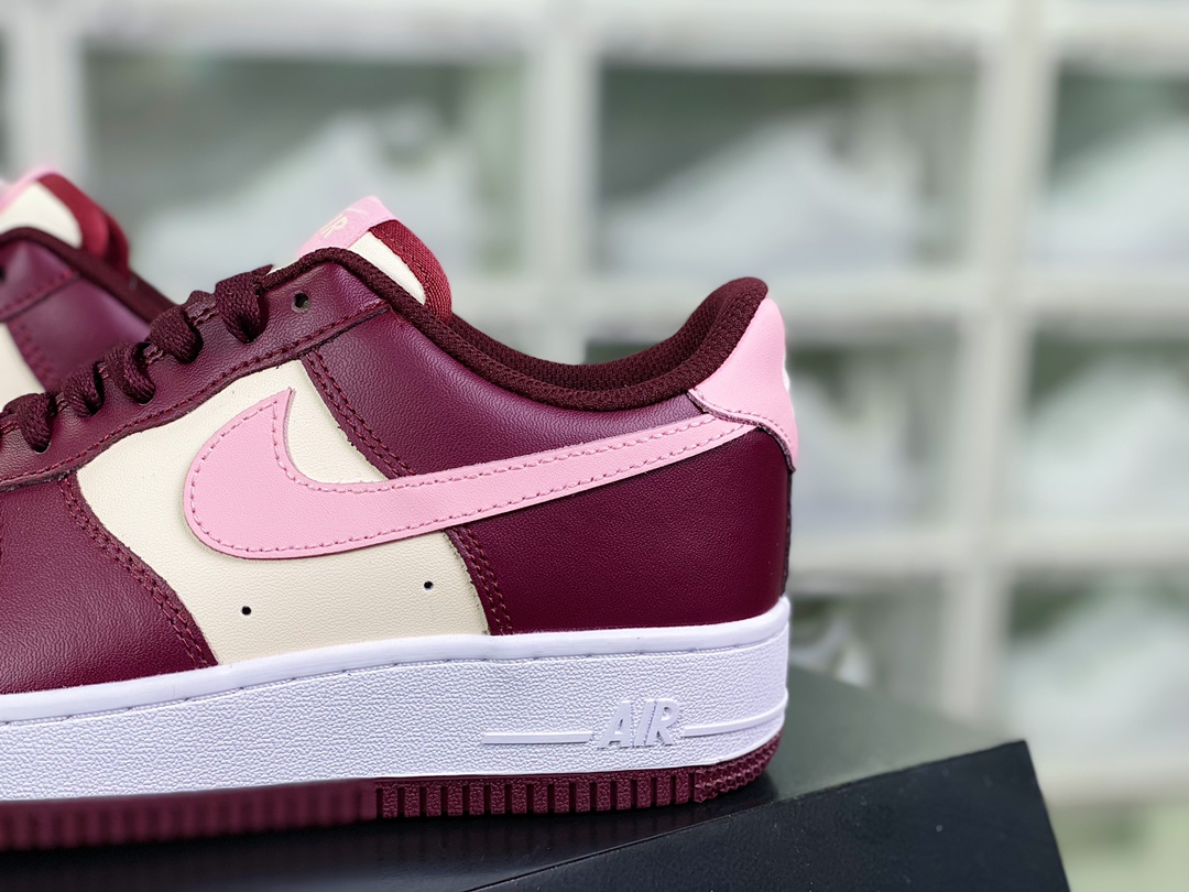 200 Wmns Air Force 1'07 Low”Valentine’s Day”空军一号低帮板鞋“白粉酒红情人节”FD9925-161