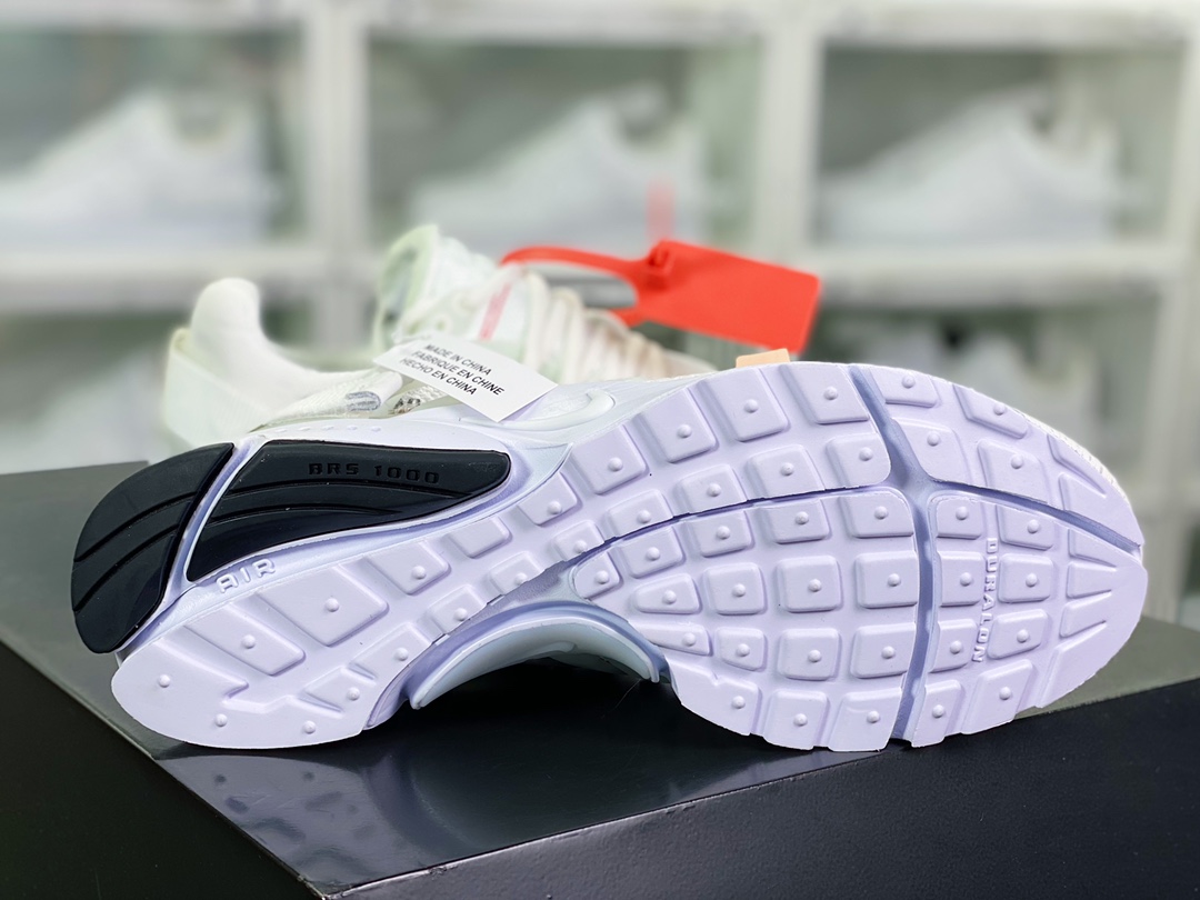 340 Off-White x Air Presto”White”2.0一代耐克“OW白黑橘”AA3830-100