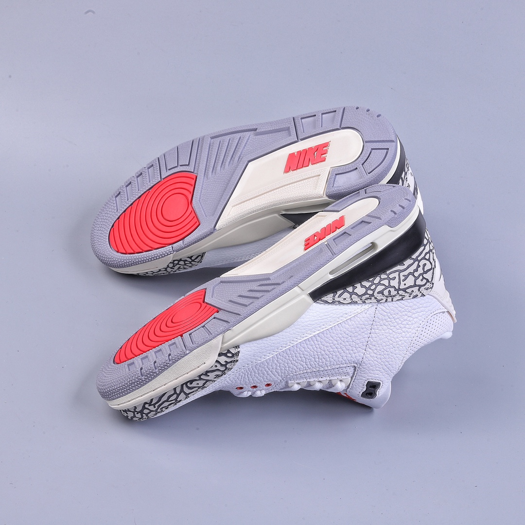 240 性价比Air Jordan 3 Retro SE ”新白水泥”AJ3 乔3 原厂数据 最新原厂底模 原厂纸板 进口”头层皮”荔枝纹，经典复刻 完美鞋型 正确大底色卡，飞人刺绣精细。 货号：DN3707-100 尺码：36 36.5 37.5 38 38.5 39 40 40.5 41 42 42.5 43 44 44.5 45 46