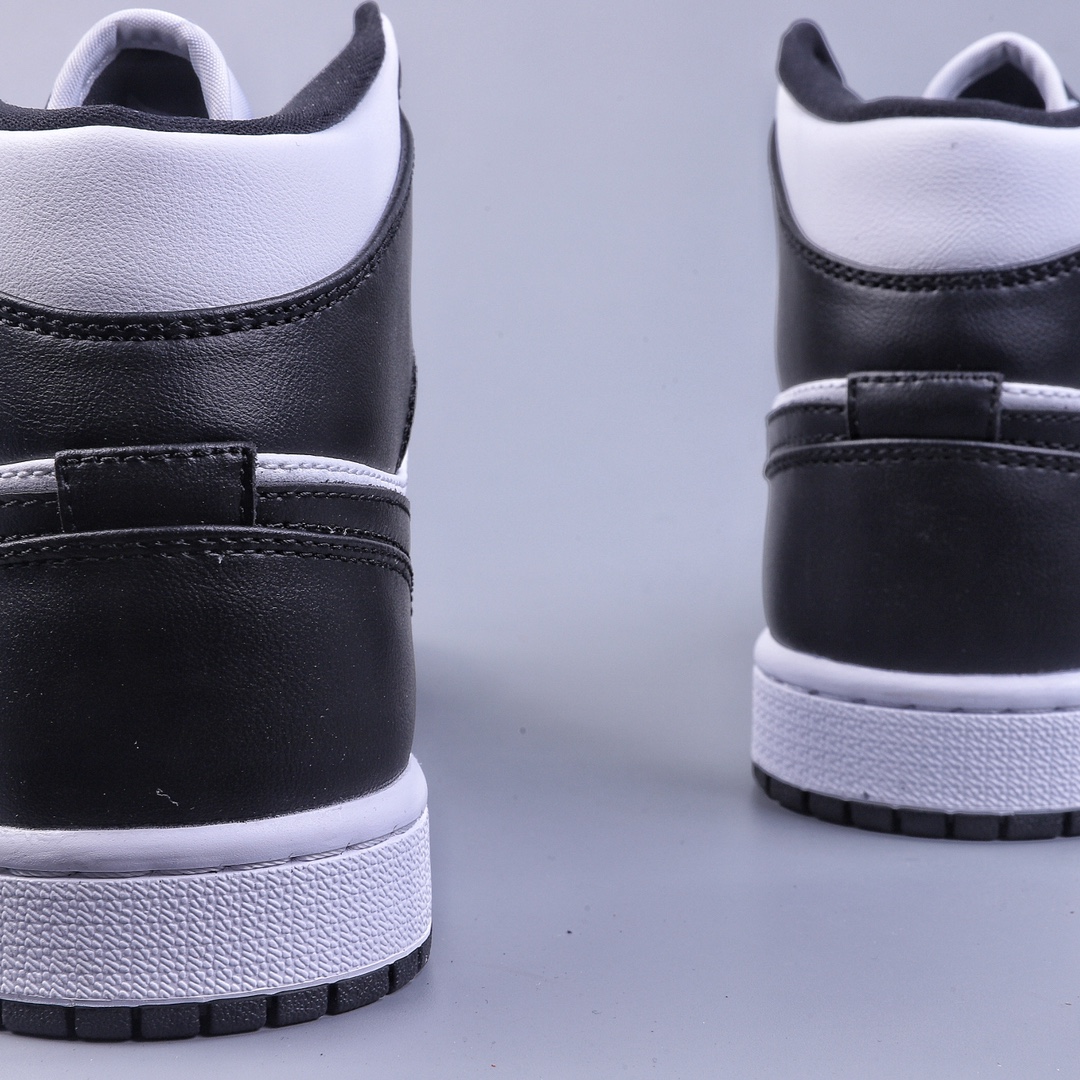 220 Air Jordan 1 Mid ”Panda” AJ1 乔1黑白熊猫 中邦篮球鞋 DV0991-101