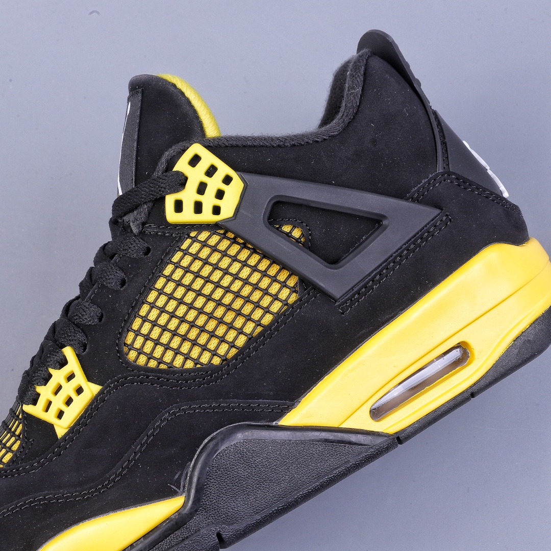 400 S2Air Jordan 4 Retro 乔丹四代”Thunder” 复刻黑黄  DH6927-017