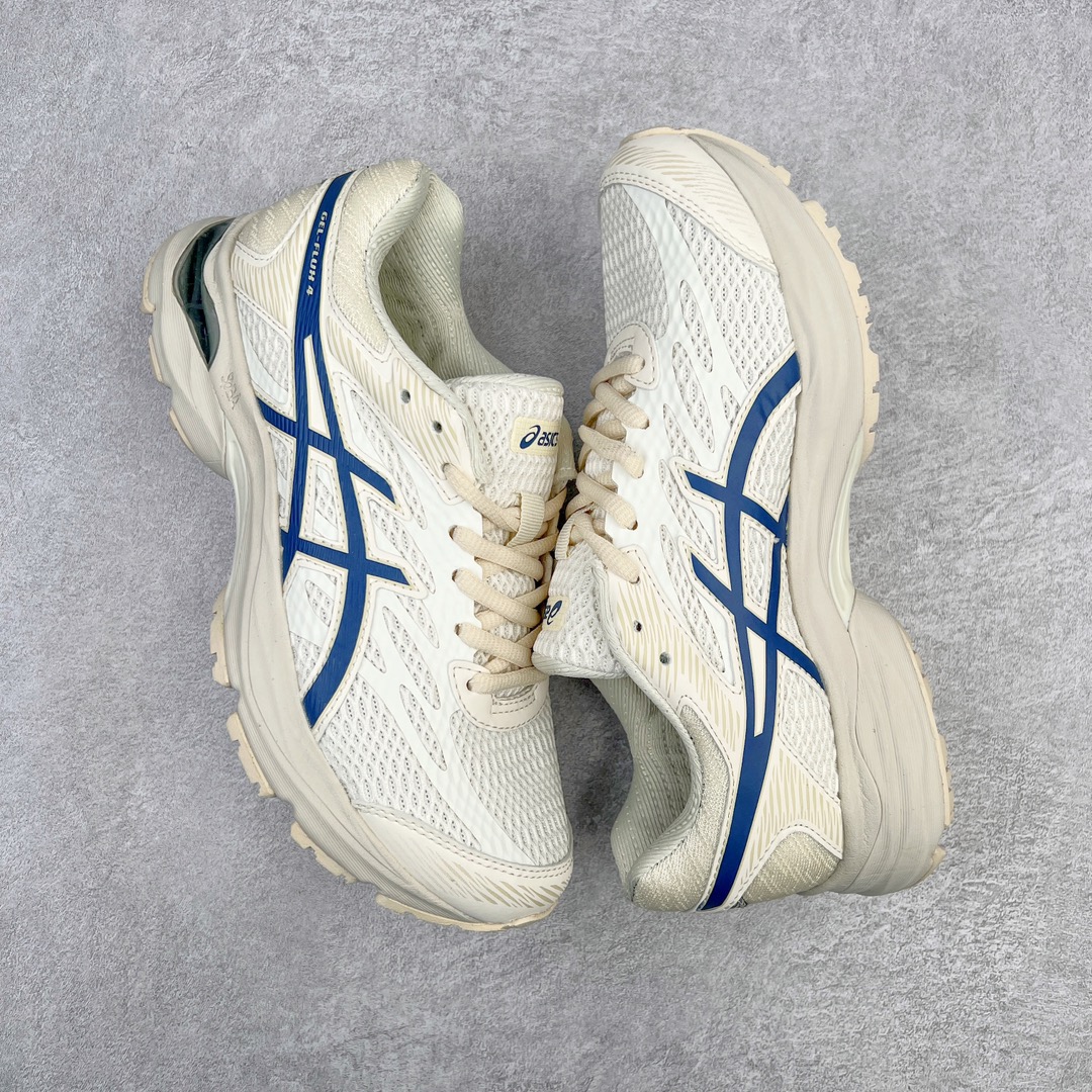 图片[3]-💰160 Asics Gel-Flux 4代 亚瑟士超轻量复古缓震运动慢跑鞋 采用网织布双密度鞋面材质 中底搭载SPEVA轻质柔软材料嵌入GEL胶缓震 外置耐磨橡胶外底 GEL-FLUX4是ASICS的一款入门级缓冲跑鞋 其设计理念着重在回弹性和舒适性 多重缓震构造 让鞋子充分吸收运动时的冲击力 并提供了很好的回弹效果 鞋后跟搭载可视GEL缓震胶 为足跟提供充分的冲击防护 SPEVA弹单性中底 不仅可以缓解落地冲击力 还有较强反弹力 提高效率 RUSSTIC中足稳定片 为运动时容易扭动的中足部提高刚性 增强脚部的安全性 磨损极多的部位配有高耐磨橡胶材质的AHAR支撑 可延长使用寿命 采用高密网布设计透气性能出色 无车线热烫技术 提升鞋子的弯曲性能 使足部运动更加舒适 同时提升鞋身的美观度 尺码：36 37 37.5 38 39 40.5 41.5 42 42.5 43.5 44 45 编码：Sby2936030-运动鞋