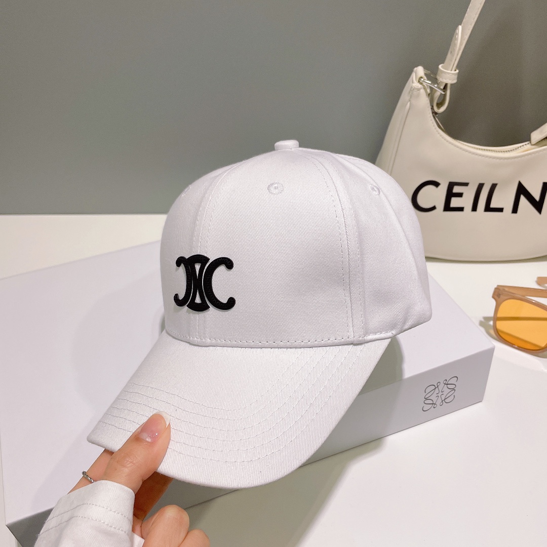 CELINE赛琳2023春款新款简约棒球帽