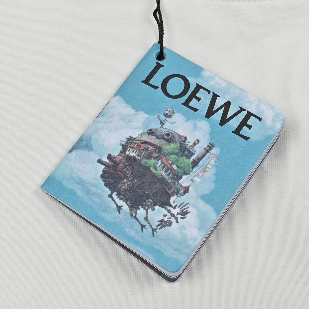 Loewe x 哈尔联名23ss 卡西法短袖 210克42针高织密度