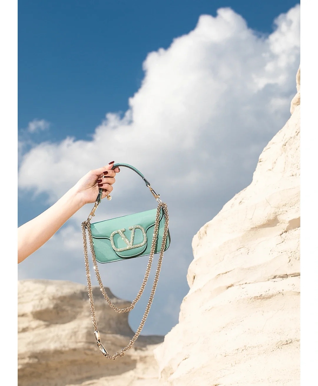 item HERMES Rodeo Charm PM Mint Malachite Blue Brume Agnomiro Bag Charm