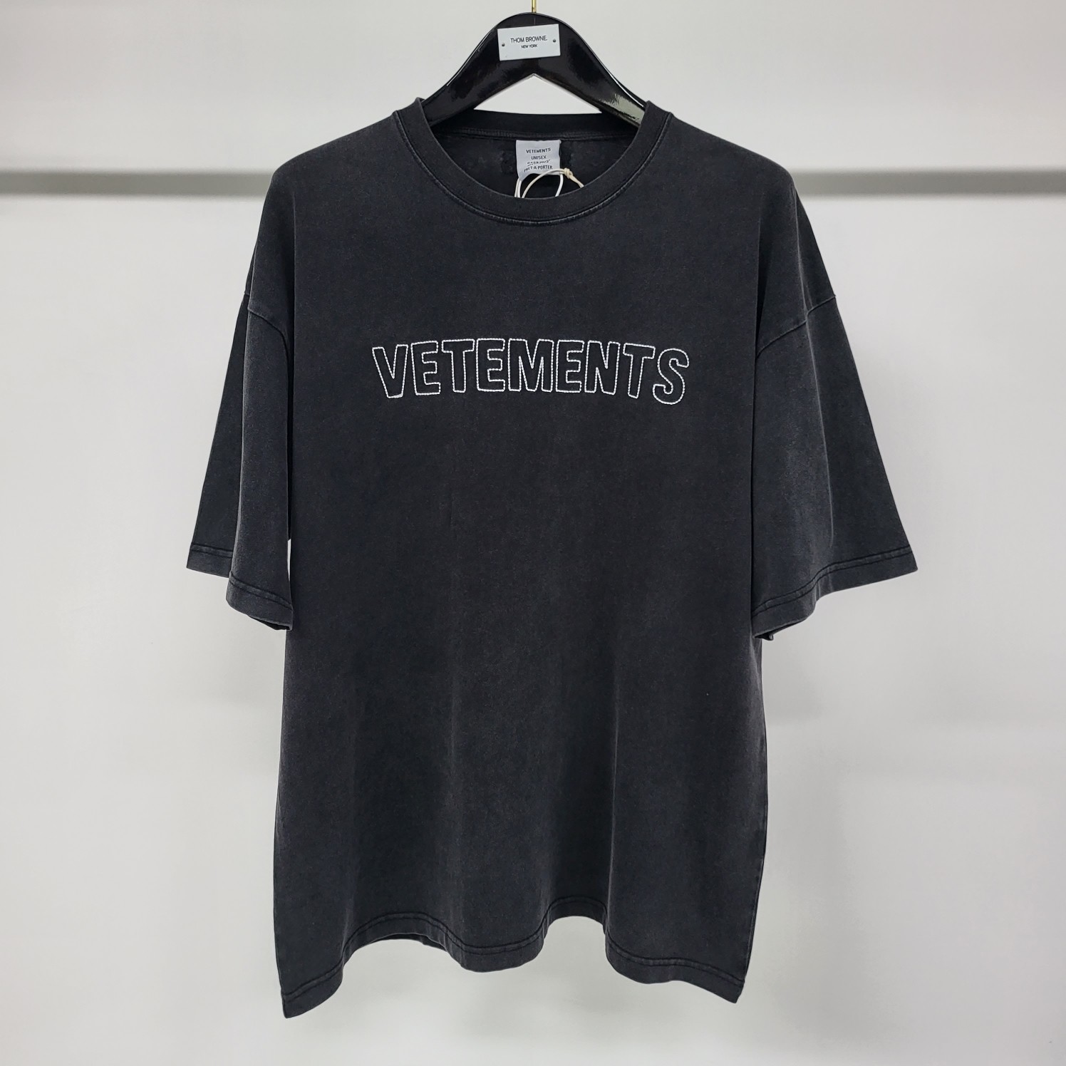 스톤아일랜드 로고 자수 코튼 반팔 티셔츠 738 Stone Island T Shirt