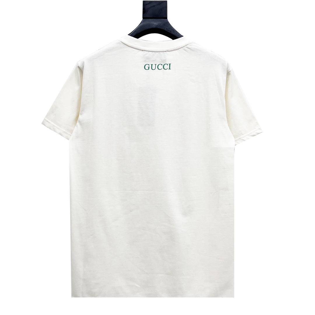 GUCCI/古驰 马里奥印花情侣款短袖TEE 夏装短袖最新限定款