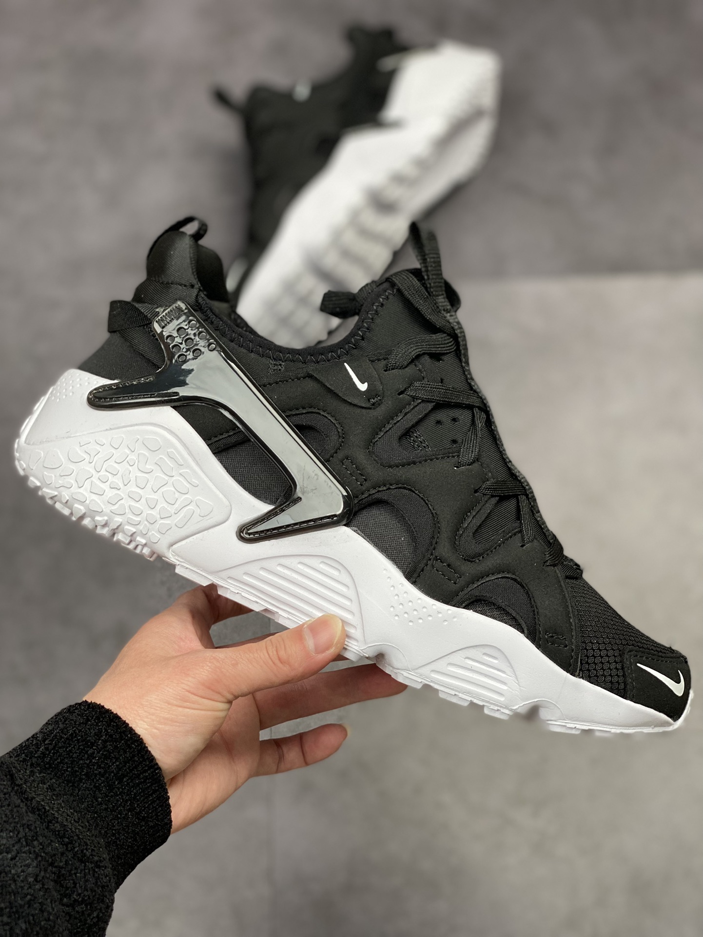 Nike Huarache Wallace pure original version Off-White/Sail neoprene sports and leisure running shoes DQ8031-100