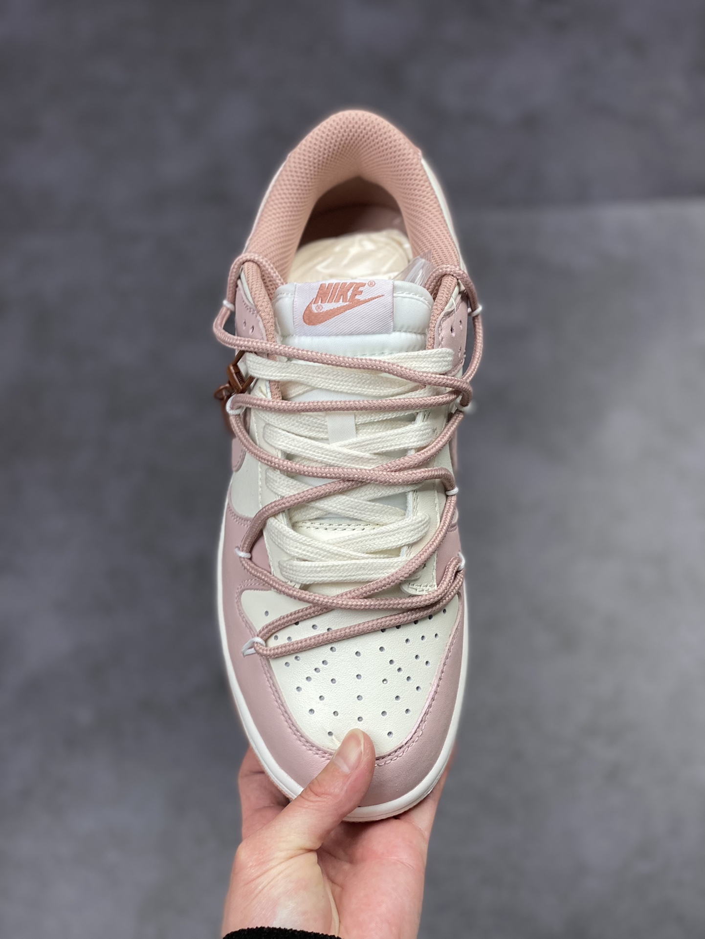 280 Nike SB Dunk Low 复古甜心 玫瑰粉 解构抽绳鞋带 DD1503-118