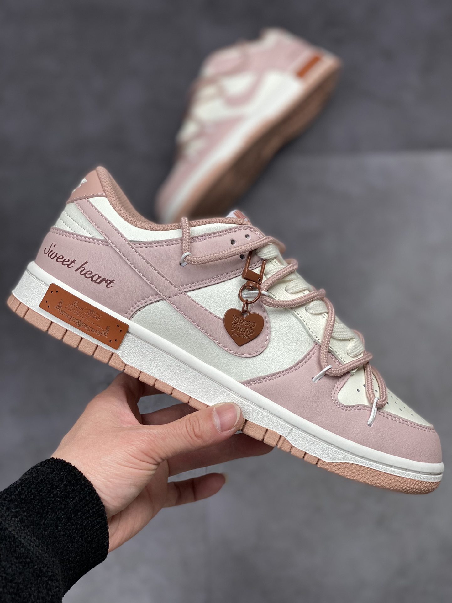 280 Nike SB Dunk Low 复古甜心 玫瑰粉 解构抽绳鞋带 DD1503-118