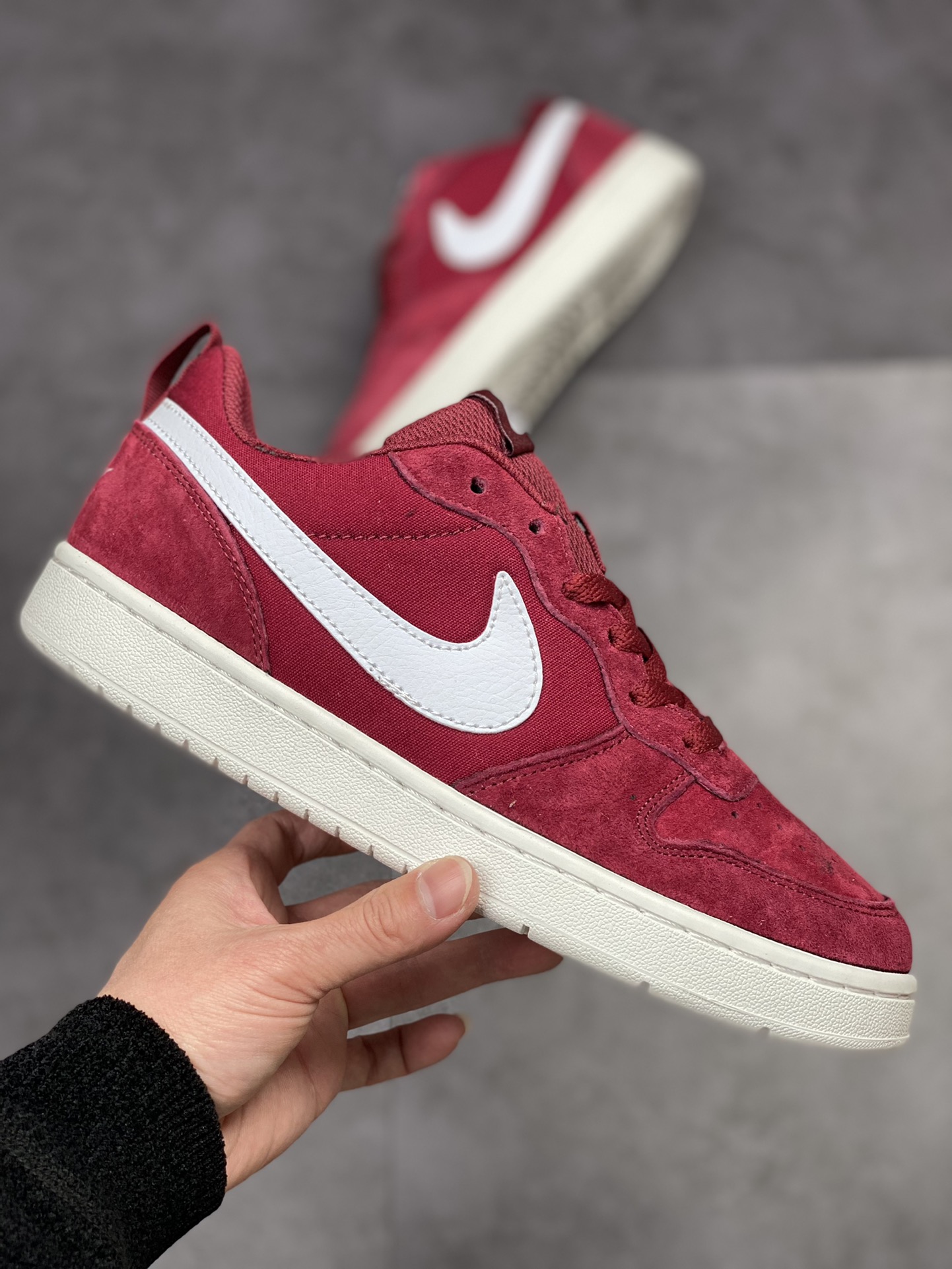 150 Nike Court Borough Low 2 白酒红 BQ544-608