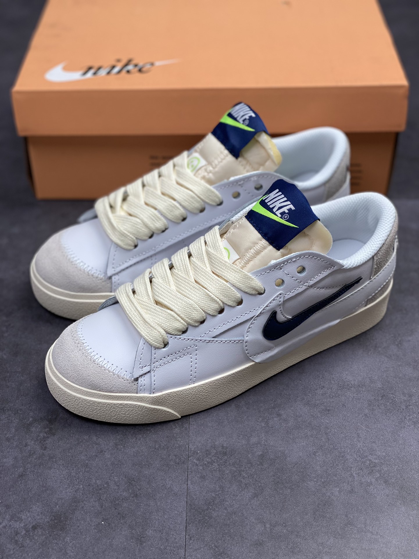 160 Nike Blazer Low '77 Jumbo 重叠双钩 FD0378-121