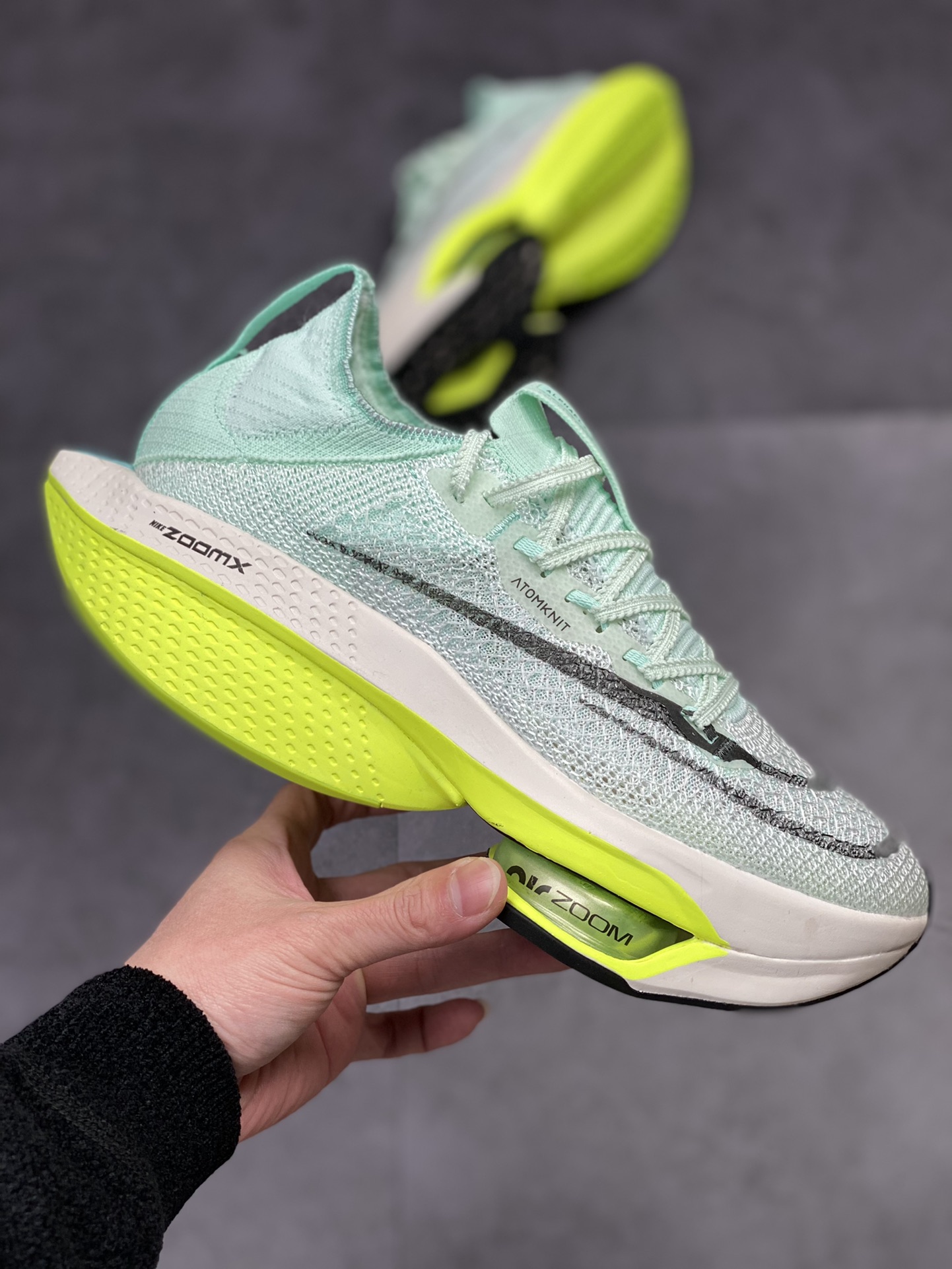 240 Nike Air Zoom Alphafly NEXT% 2 Proto 马拉松3.0高性能跑鞋/白绿 DV9422-300