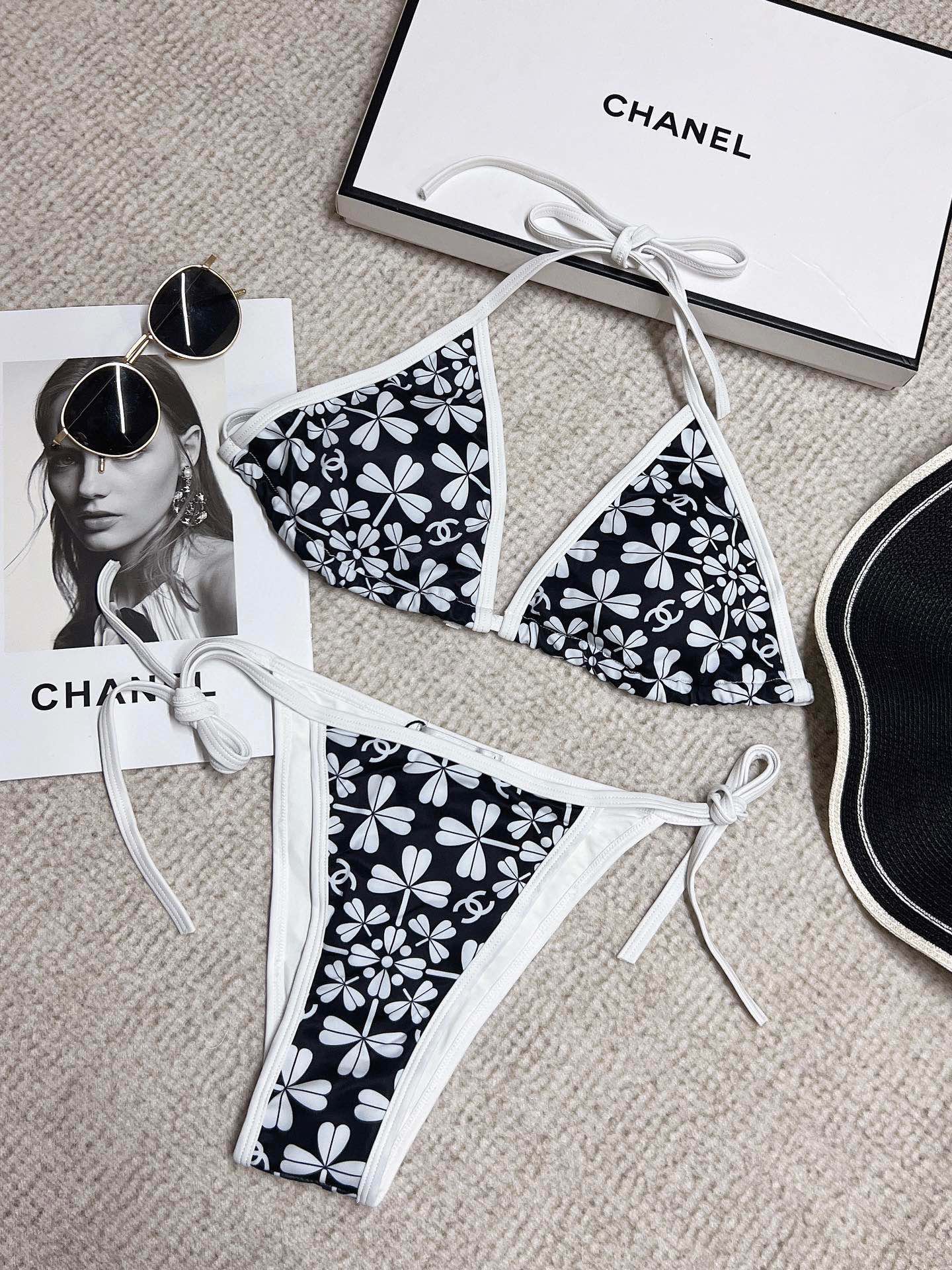 Chanel Clothing Swimwear & Beachwear Printing Quick Dry