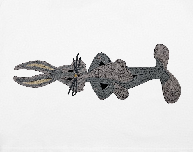 Louis Vuitton/路易威登 兔八哥贴布绣短袖T恤 白色