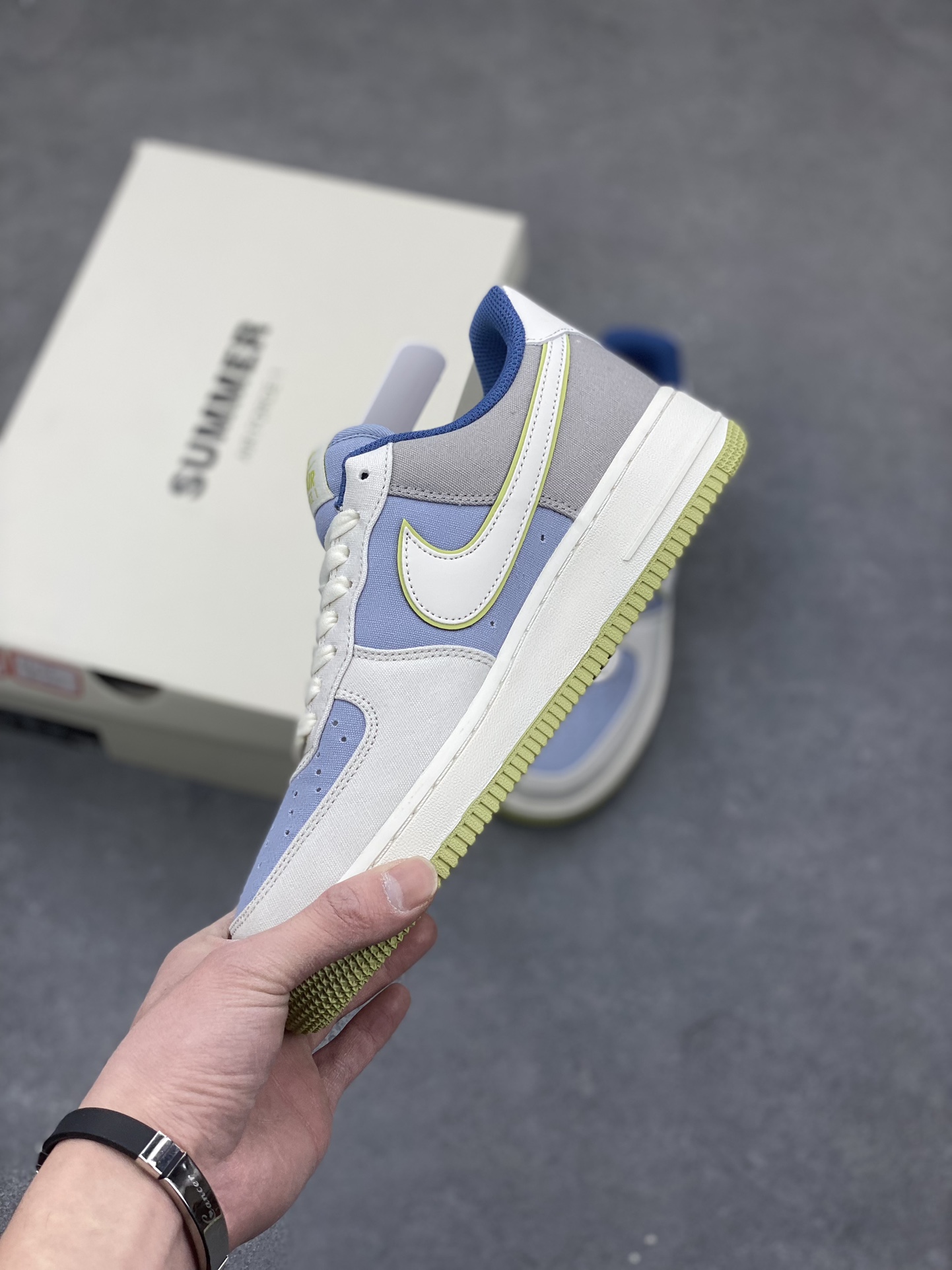 Nike Air Force 1 '07 Low Blue/Green Casual Sneakers - Limited Edition 4 i1677438955 2275 2