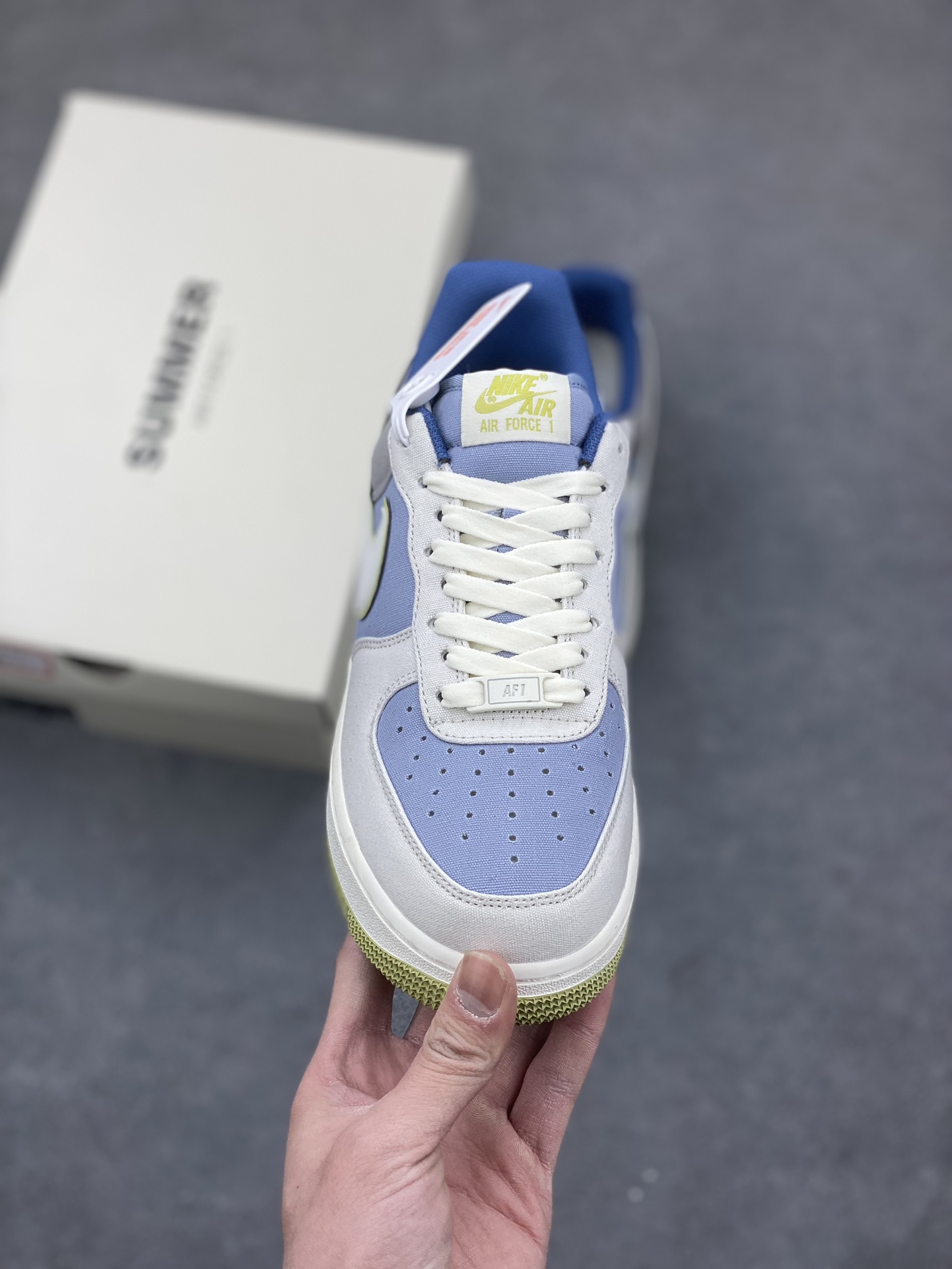 Nike Air Force 1 '07 Low Blue/Green Casual Sneakers - Limited Edition 3 i1677438955 9589 1