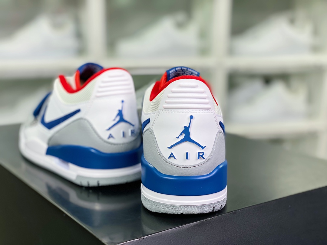 260  Air Jordan Legacy 312 Low”Easter”乔丹最强篮球鞋“白雾灰宝蓝红爆裂纹”CD7069-104
