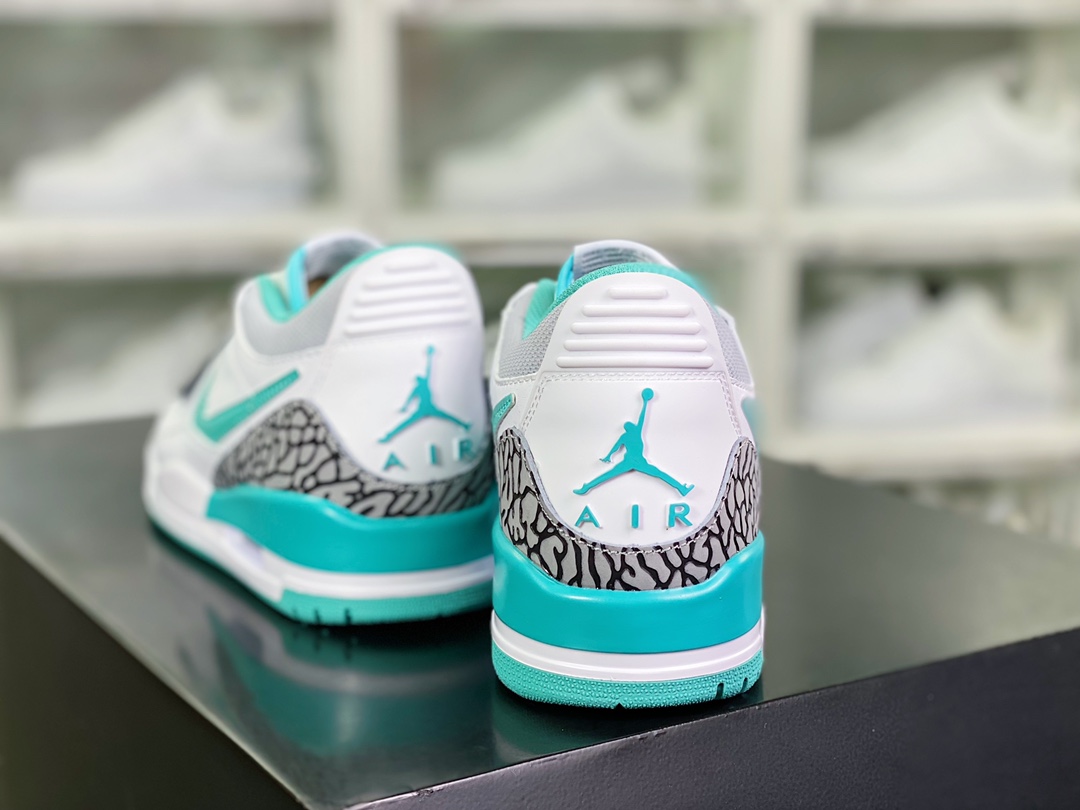 260 Air Jordan Legacy 312 Low”White Turquois”乔丹篮球鞋“白绿蒂芙尼爆裂纹”CD7069-130