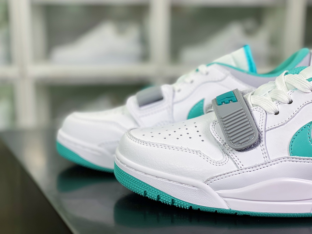 260 Air Jordan Legacy 312 Low”White Turquois”乔丹篮球鞋“白绿蒂芙尼爆裂纹”CD7069-130