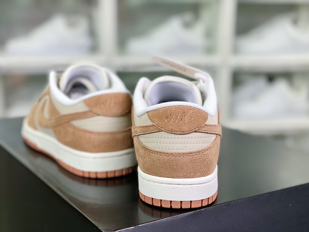 220 SB Dunk Low SE”85 Double Swoosh/Grey/Brown”扣篮系列低帮板鞋“麂皮深棕”FO0873-126