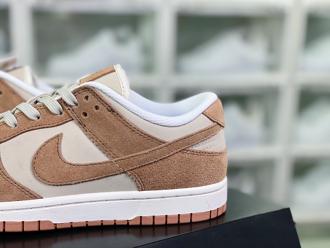 220 SB Dunk Low SE”85 Double Swoosh/Grey/Brown”扣篮系列低帮板鞋“麂皮深棕”FO0873-126
