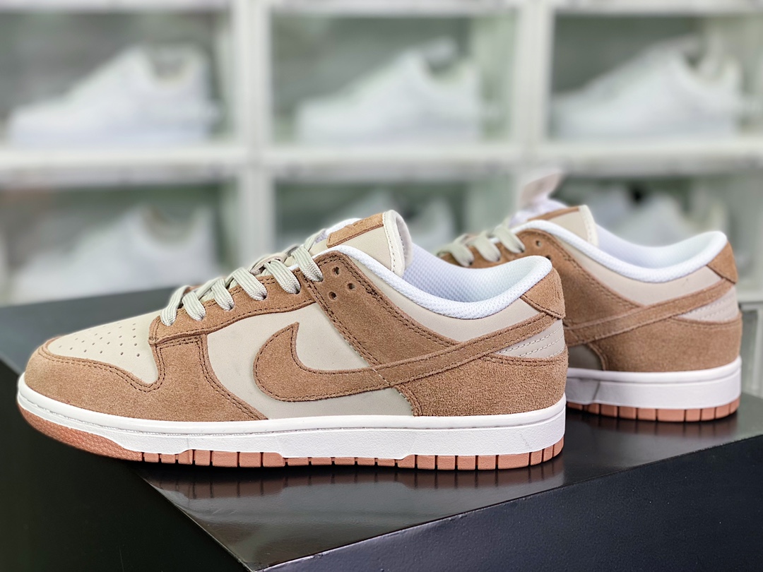 220 SB Dunk Low SE”85 Double Swoosh/Grey/Brown”扣篮系列低帮板鞋“麂皮深棕”FO0873-126