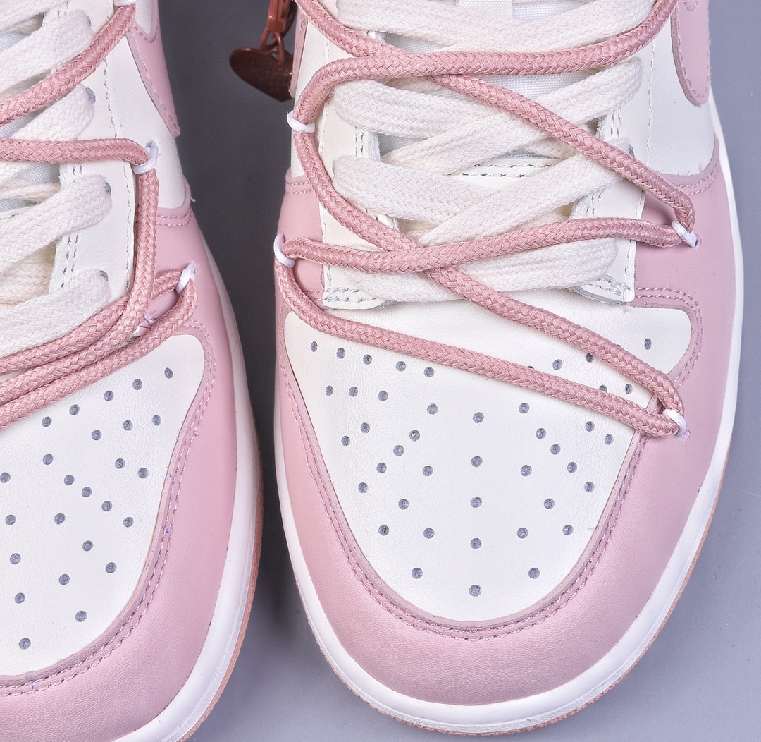 300 Nike Dunk Low ESS 定制版 玫瑰粉 复古甜心低帮休闲板鞋DD1503-118
