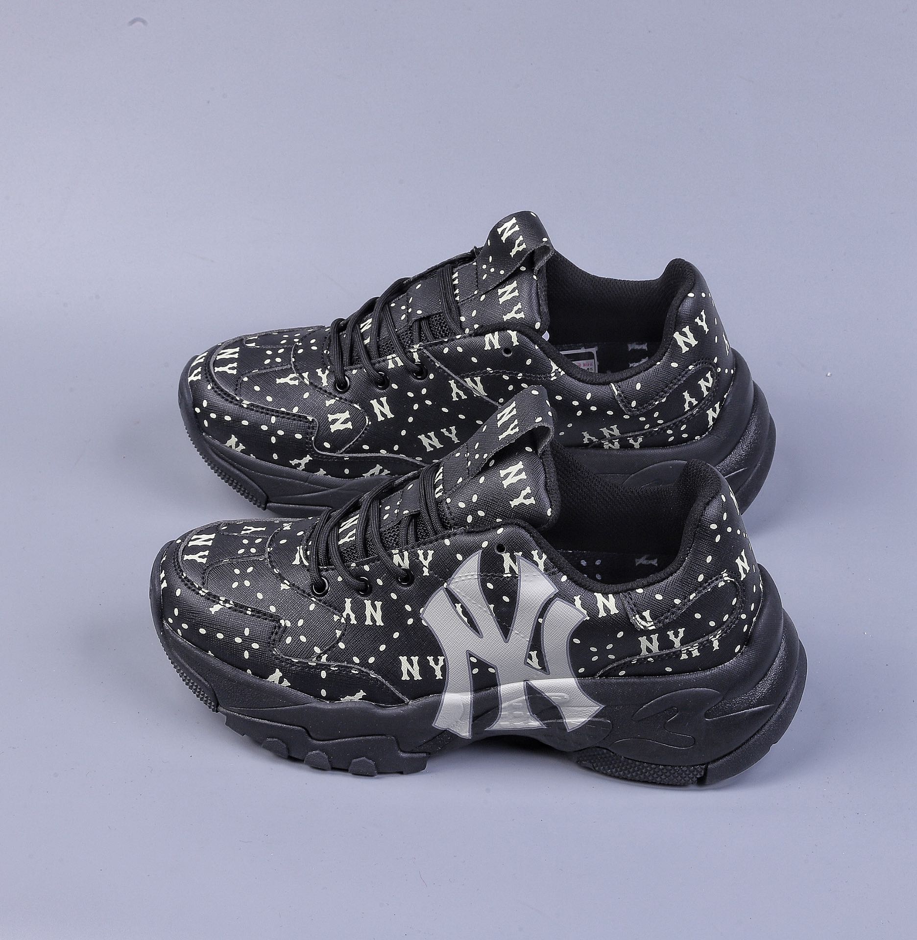 New top version platform exclusively for MLB BigBall Chunky New York Yankees dad shoes