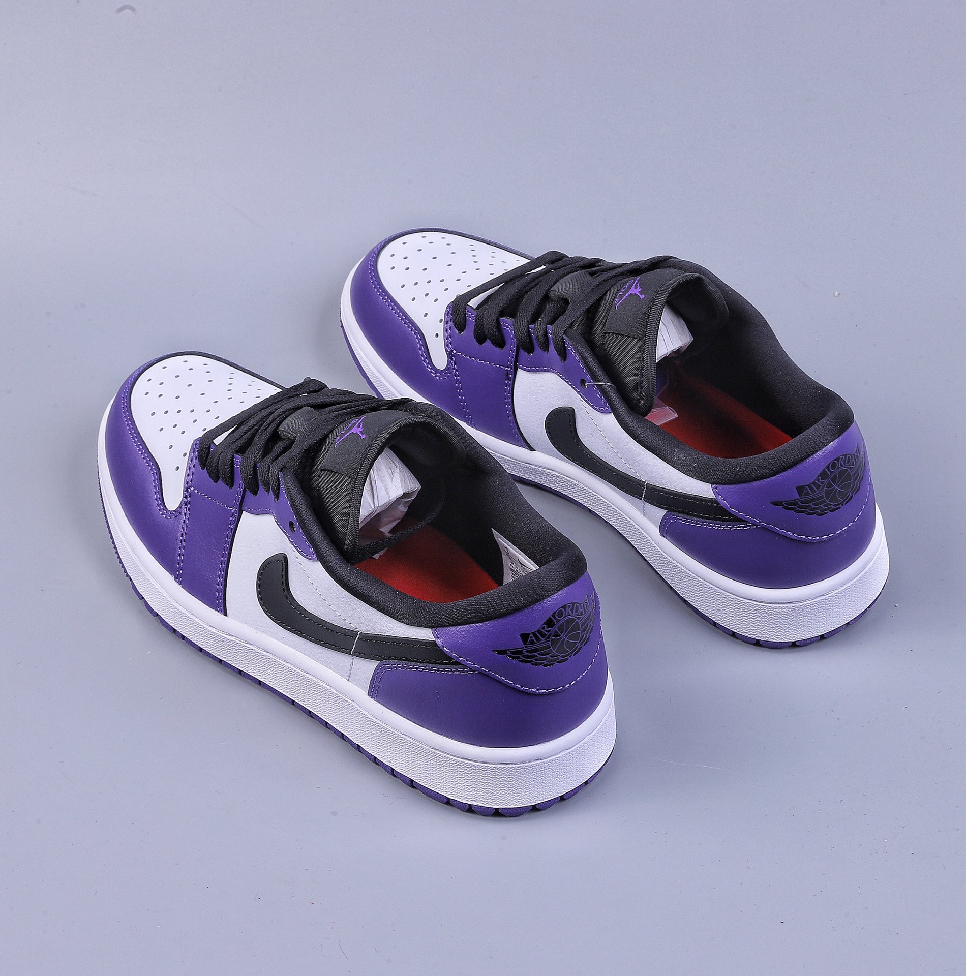 280 DT纯原 Air Jordan 1 Low Golf ”White Purple” AJ1 乔1全新高尔夫版 白紫配色 DD9315-105