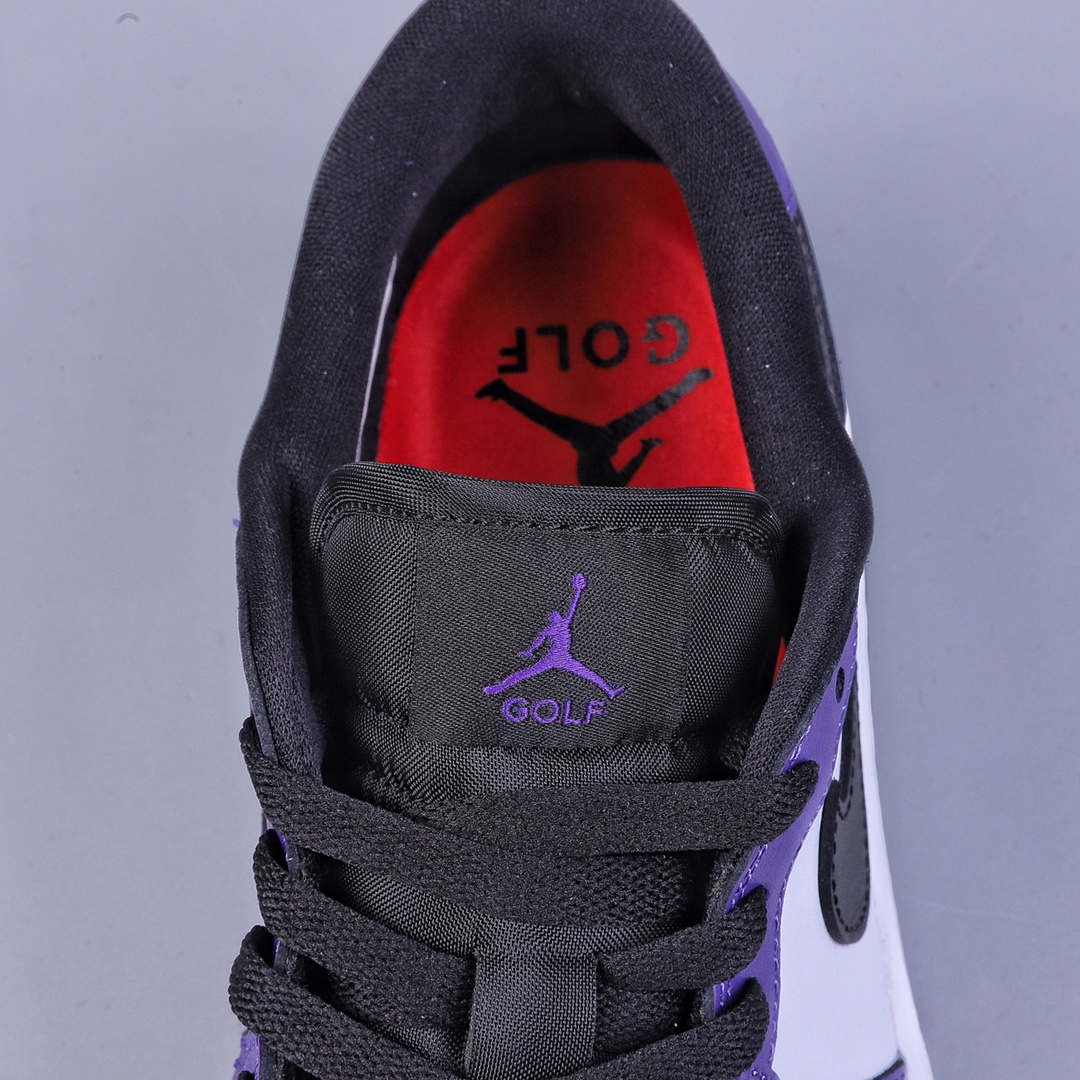 280 DT纯原 Air Jordan 1 Low Golf ”White Purple” AJ1 乔1全新高尔夫版 白紫配色 DD9315-105