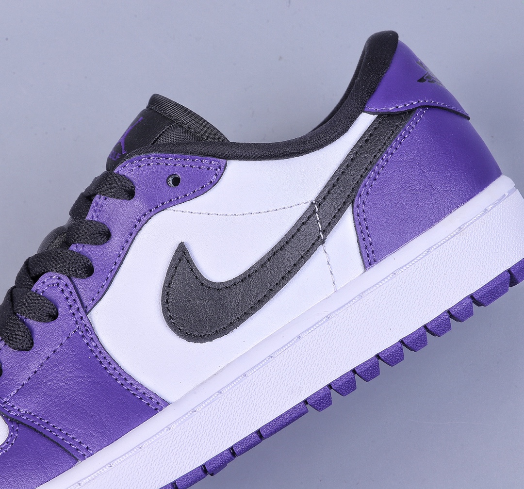 280 DT纯原 Air Jordan 1 Low Golf ”White Purple” AJ1 乔1全新高尔夫版 白紫配色 DD9315-105