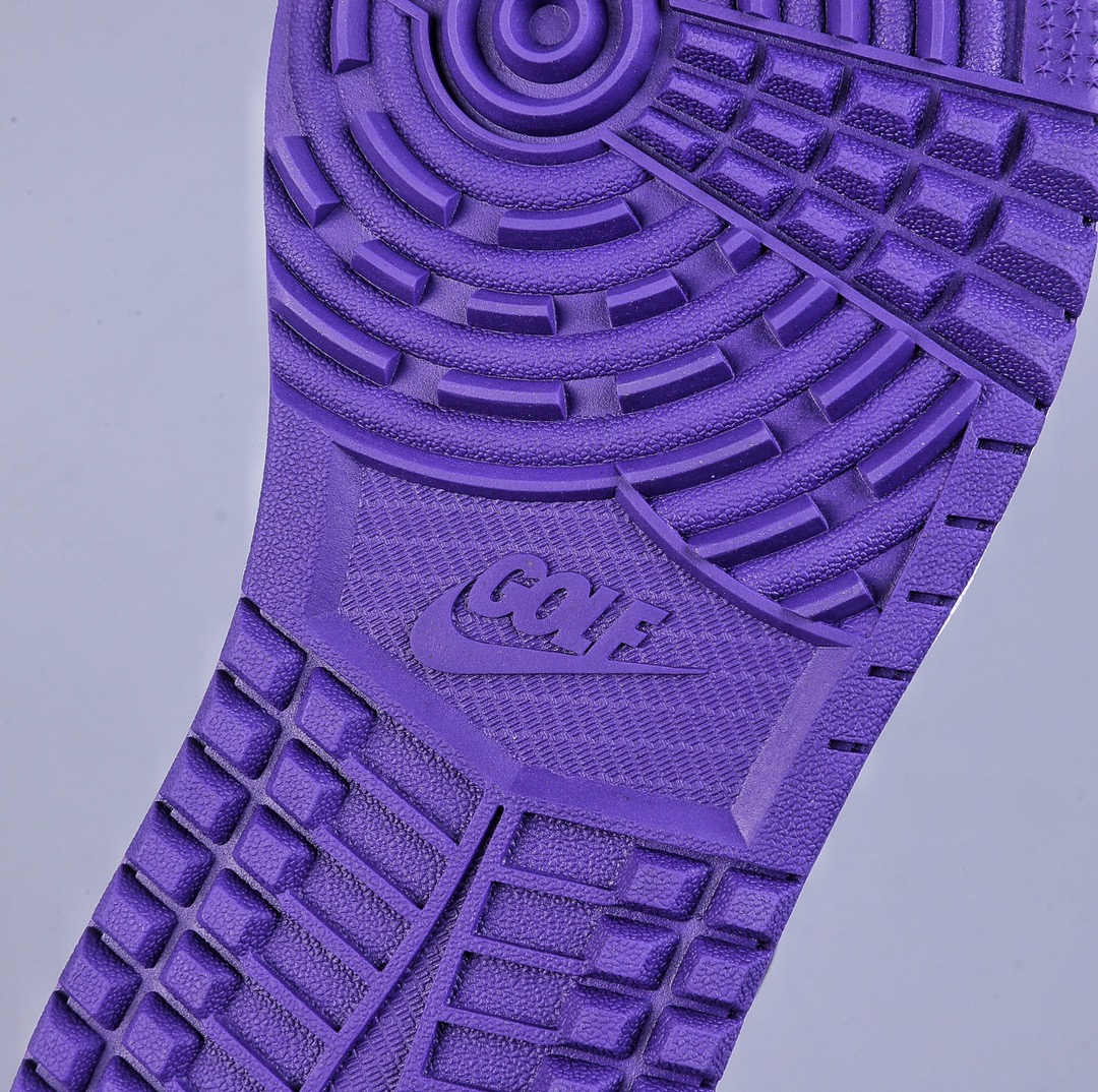 280 DT纯原 Air Jordan 1 Low Golf ”White Purple” AJ1 乔1全新高尔夫版 白紫配色 DD9315-105