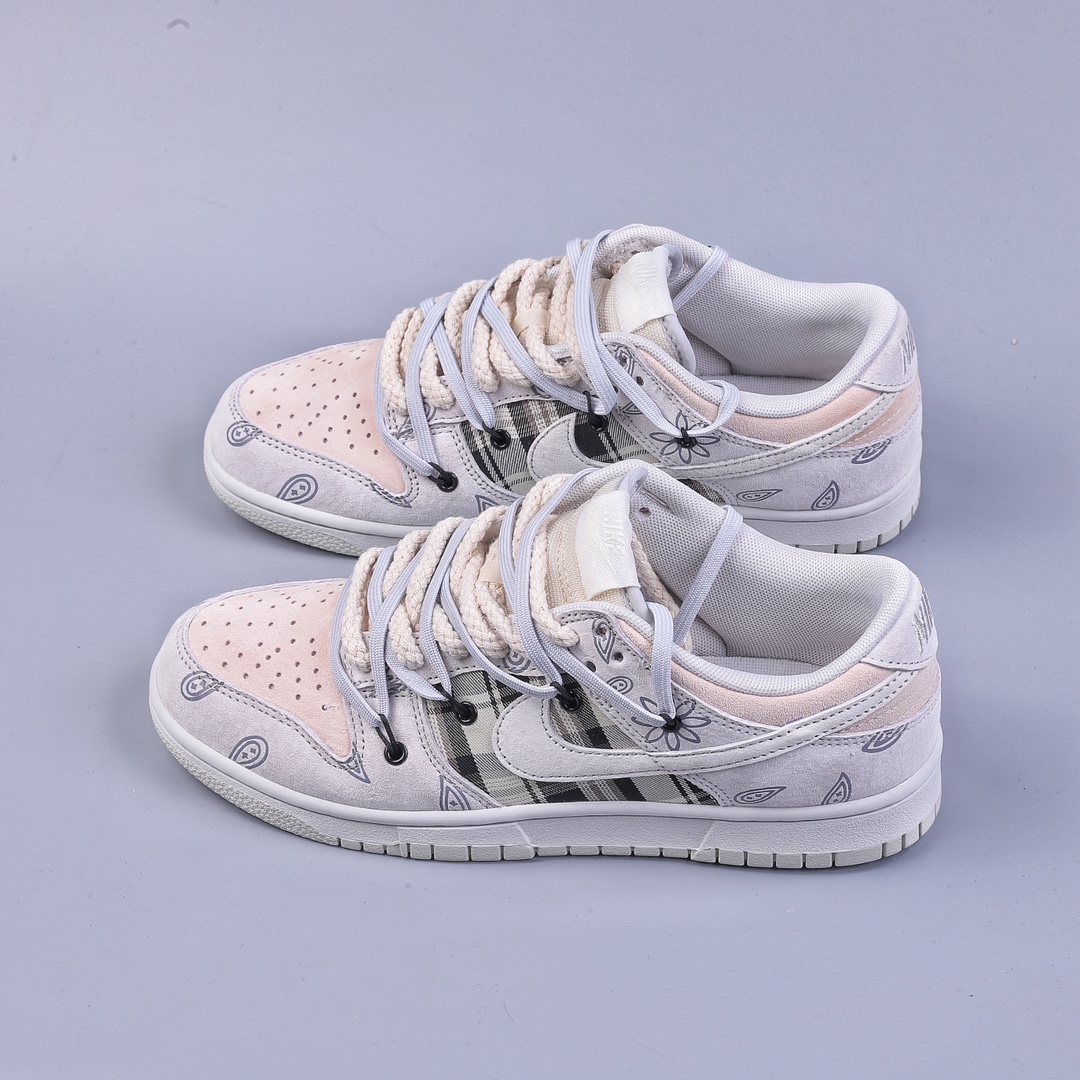 240 Futura x Nike Dunk Low SB联名 腰果花解构绑带滑板鞋 DD8338-001