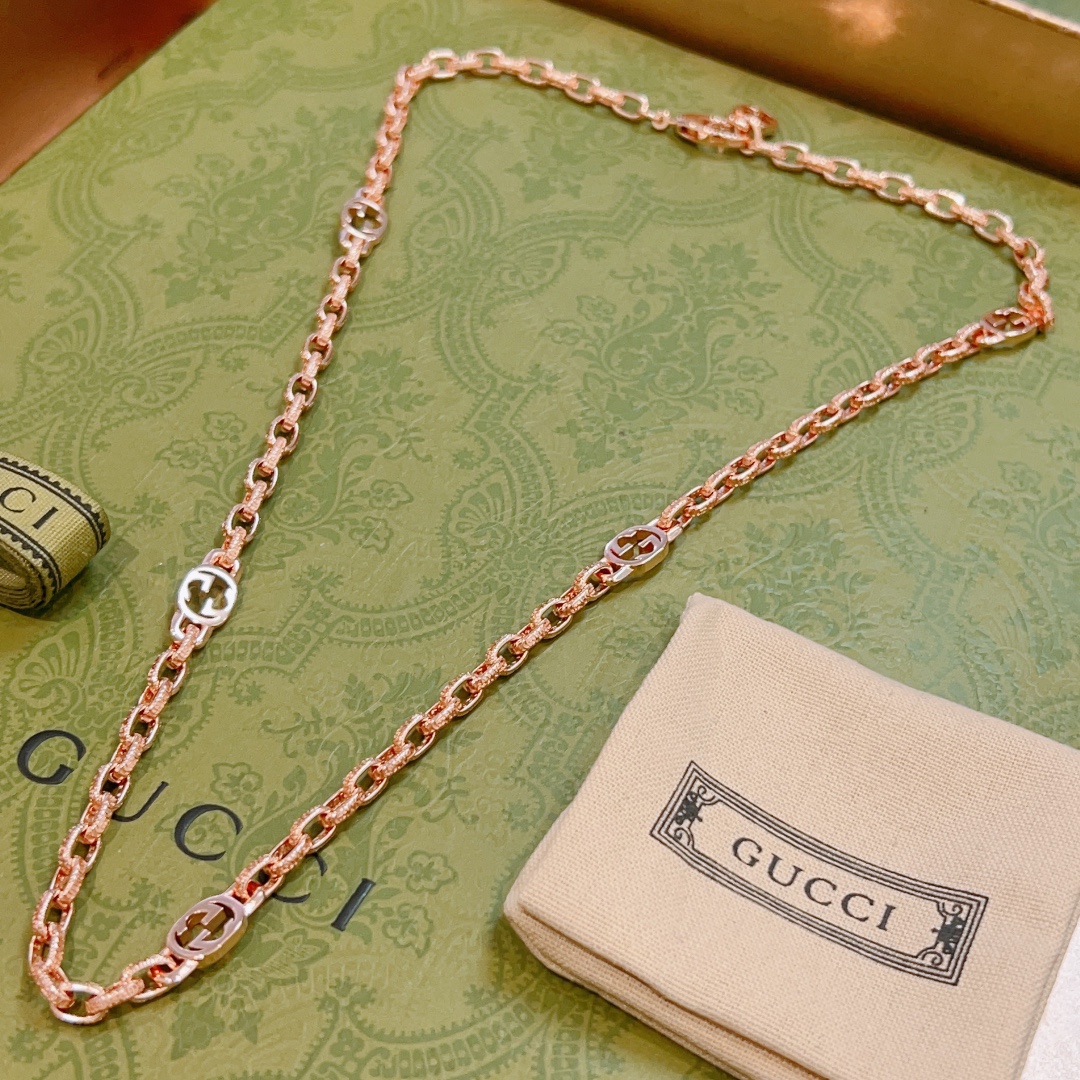 Gucci Jewelry Necklaces & Pendants Rose Gold Chains