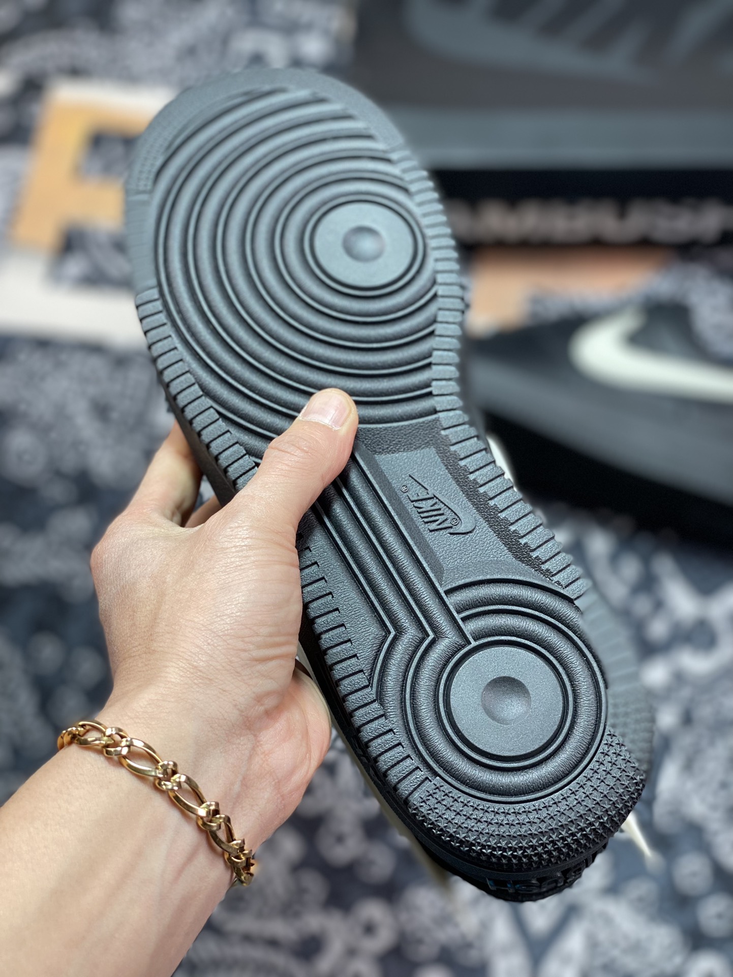 AMBUSH x Nike Air Force 1 Low”Black/White”空军一号板鞋“联名黑白大钩”DV3464-001