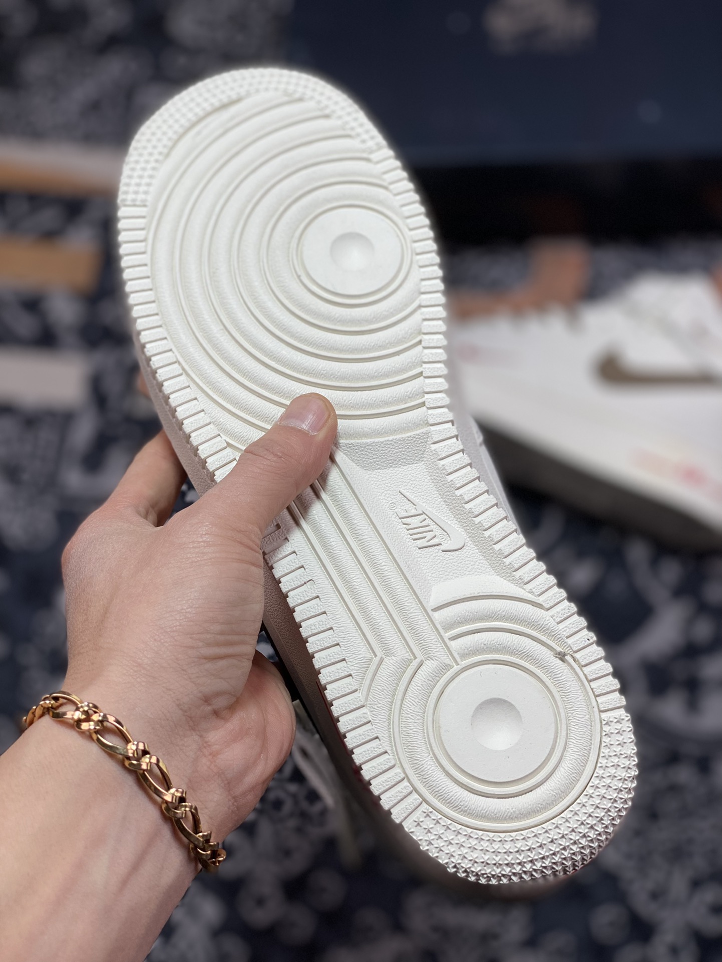 原装级别 Nike Air Force 1 HI YOHOOD 白棕 空军一号中帮休闲板鞋 808123-996